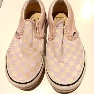 Vans beautiful girls Pink sneakers size 13.5